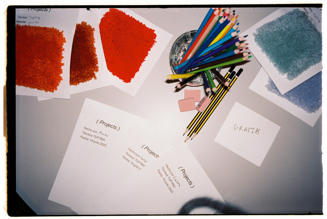 Tufting vs Punch Needle: dos formas de dibujar con hilo