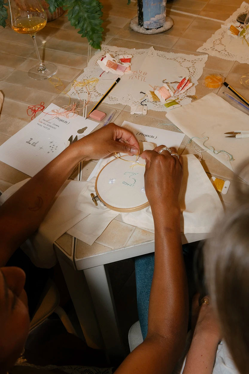 Taller personalizado de bordado para grupos o individuales.
